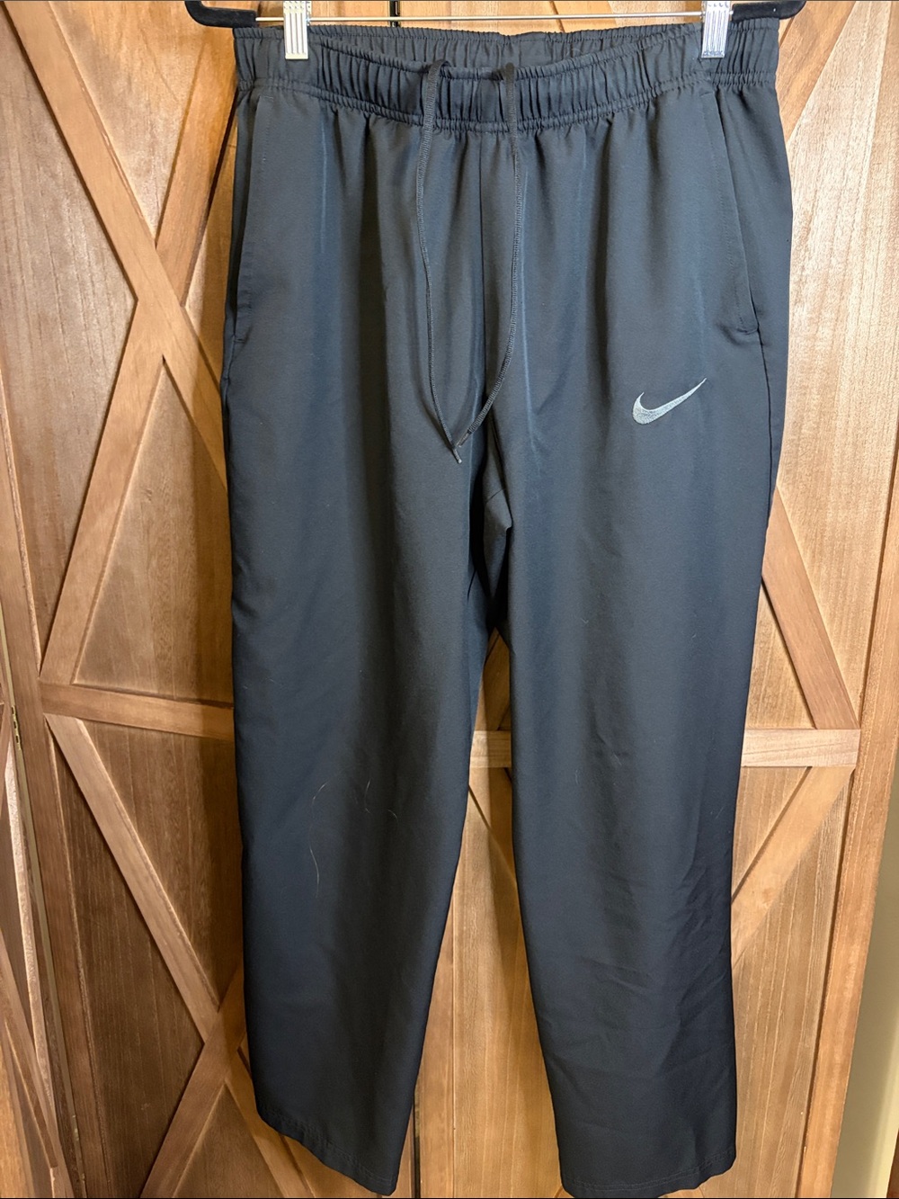 NIKE Dri-FIT Black Athletic Track Pants โ SIZE XL